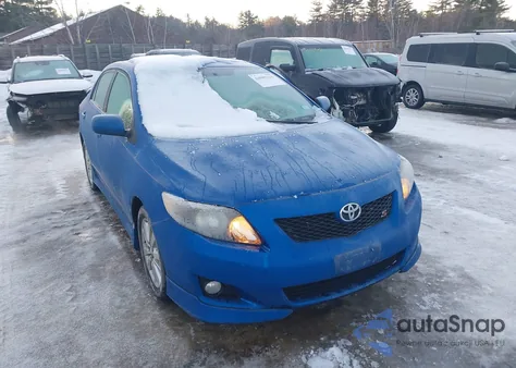 2010 Toyota Corolla S z USA, uszkodzony, nr VIN 2T1BU4EEXAC495808